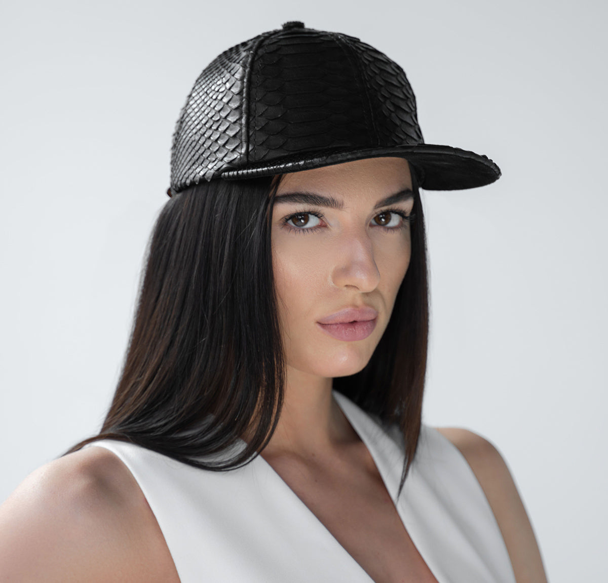 The Unanimous - Black Python Baseball Hat | Mint Tradition